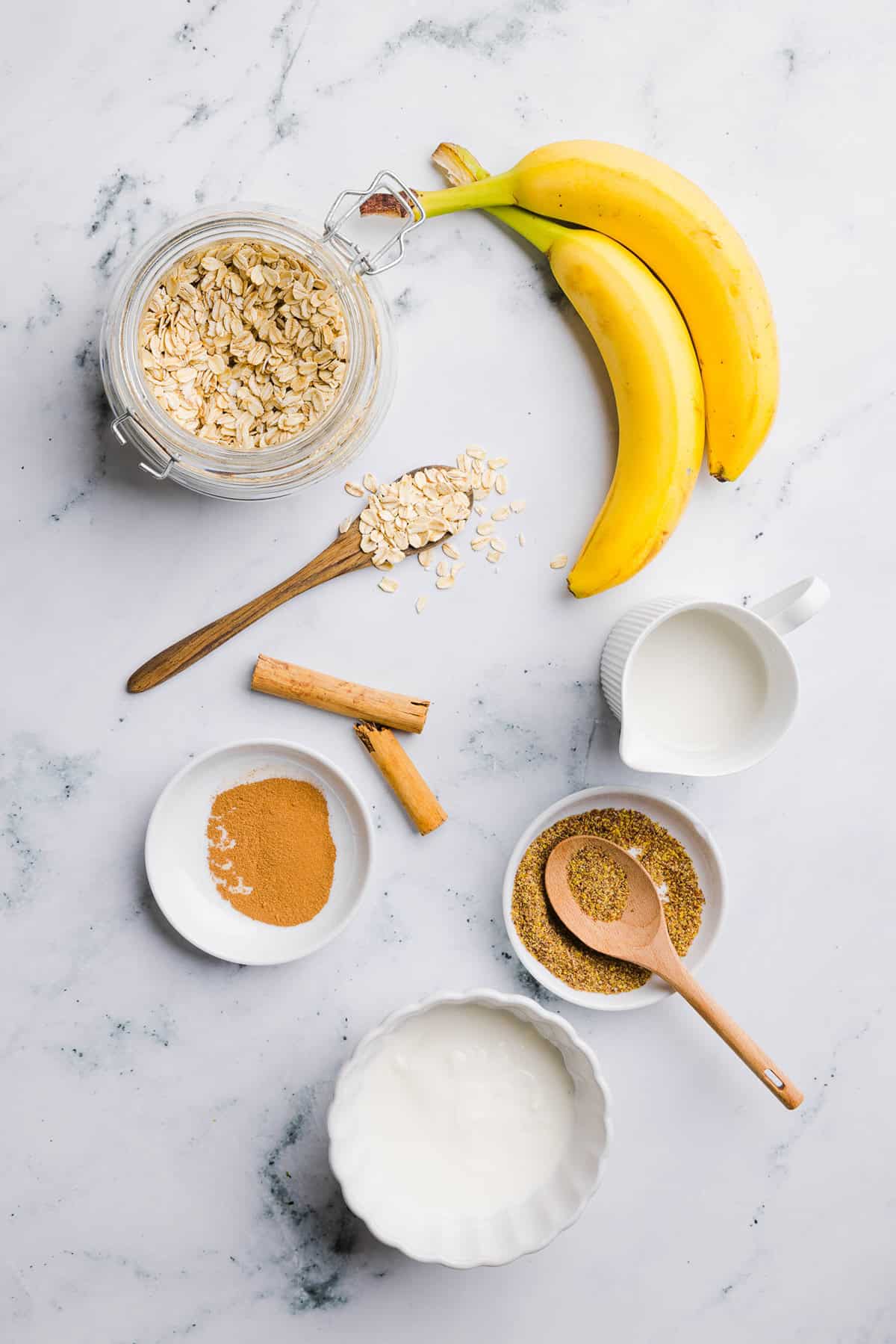 Start your morning off with this thick and creamy Healthy Banana Oat Breakfast Smoothie! Packed with protein and easily made with wholesome ingredients in just 5 minutes to keep you feeling full and satisfied all morning long.
